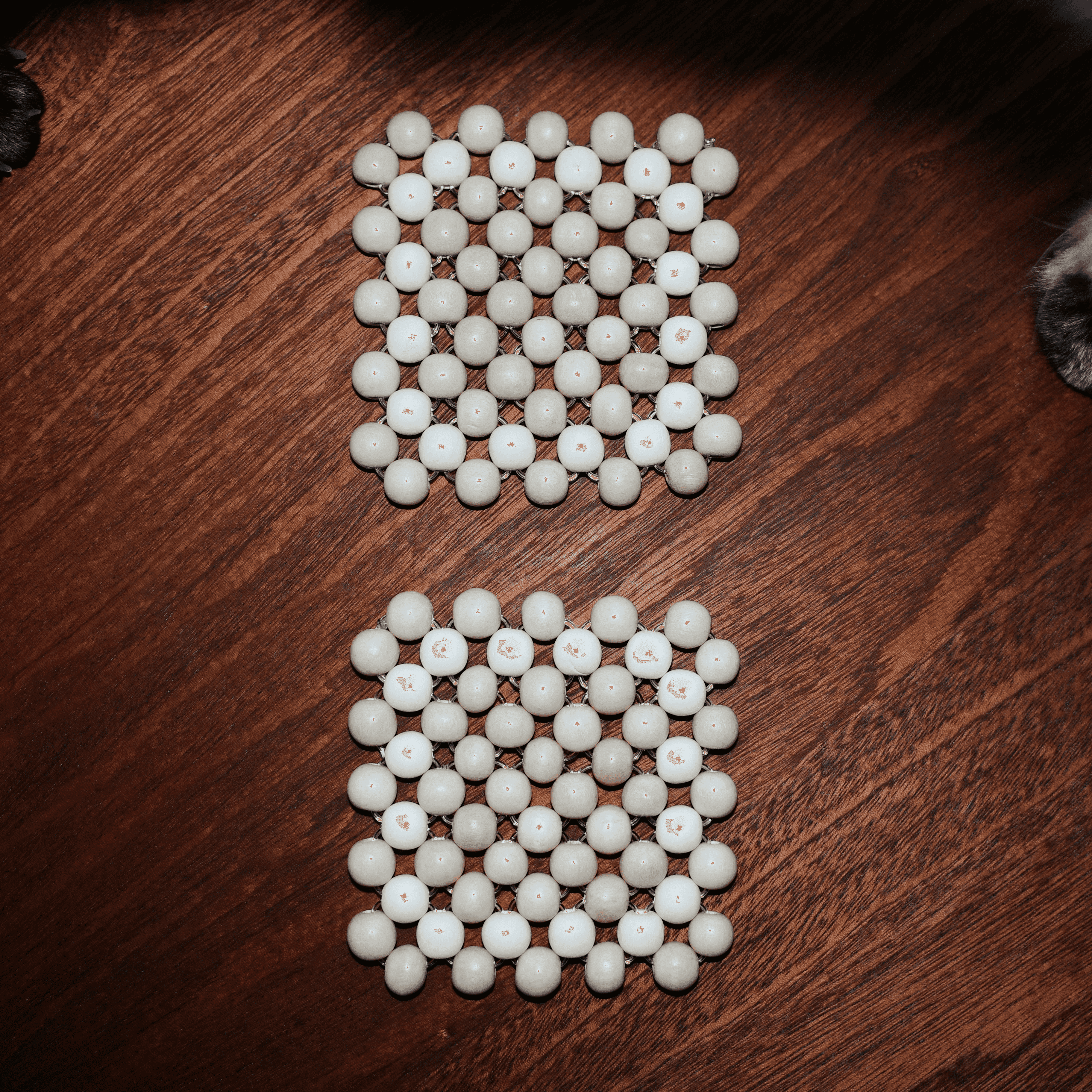 Coaster Set of 2, White Border - Image 2